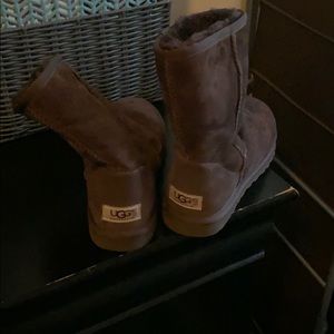 Dark brown UGG boots size 6